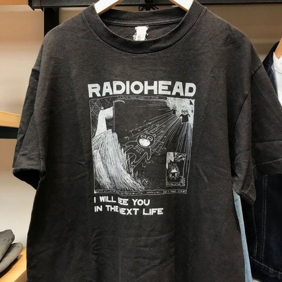 Radiohead Vintage Tour Tee Shirt, Music Band Shirt Reprint - Picture 1 of 1